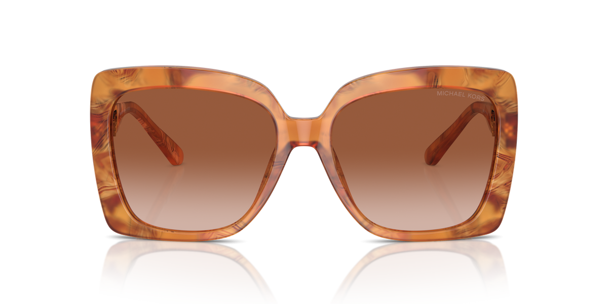 Gafas de Sol Michael Kors Nice MK2213 Carey estampado ámbar y Marrón Claro Degradé