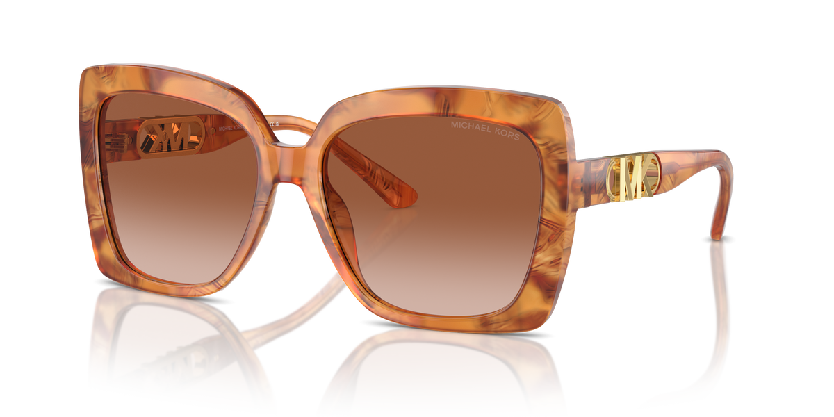Gafas de Sol Michael Kors Nice MK2213 Carey estampado ámbar y Marrón Claro Degradé
