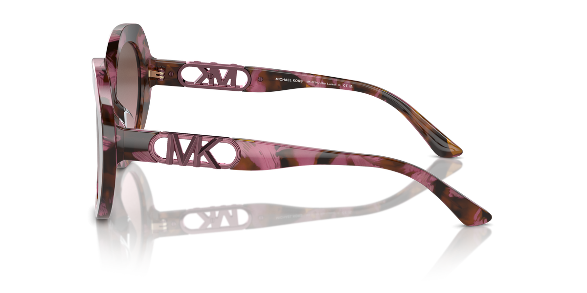 Gafas de Sol Michael Kors San Lucas MK2214U Carey estampado ciruela y Cordobán Degradé