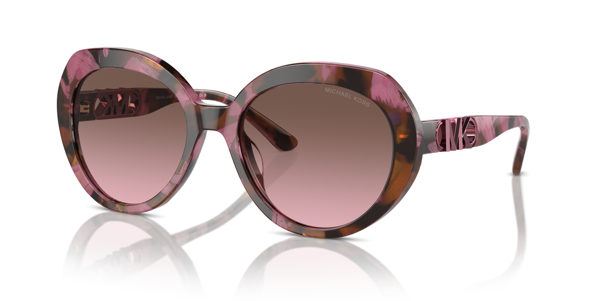 Gafas de Sol Michael Kors San Lucas MK2214U Carey estampado ciruela y Cordobán Degradé