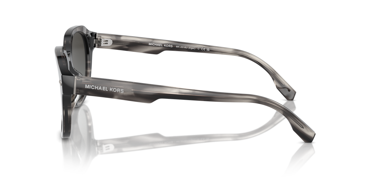 Gafas de Sol Michael Kors Eger MK2216U Cuerno Negro y Gris