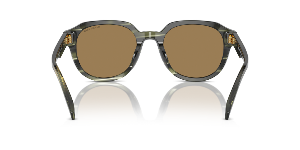 Gafas de Sol Michael Kors Eger MK2216U Cuerno Verde Olivo y Verde Olivo