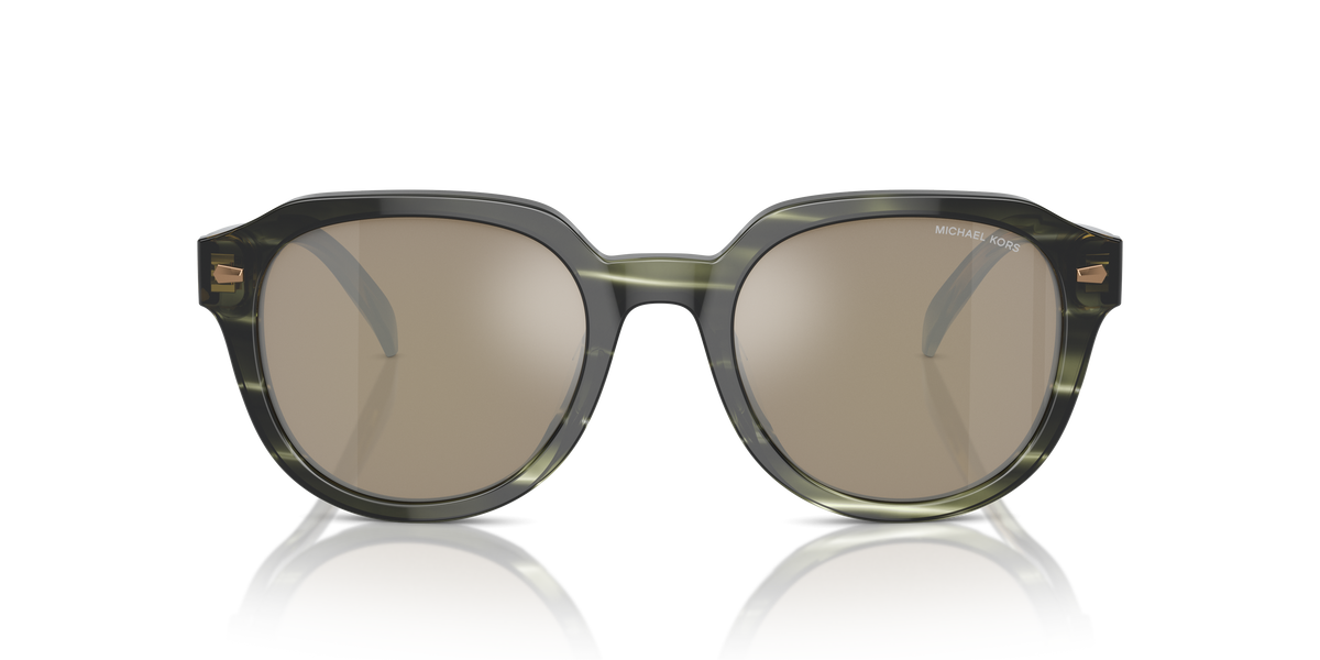Gafas de Sol Michael Kors Eger MK2216U Cuerno Verde Olivo y Verde Olivo