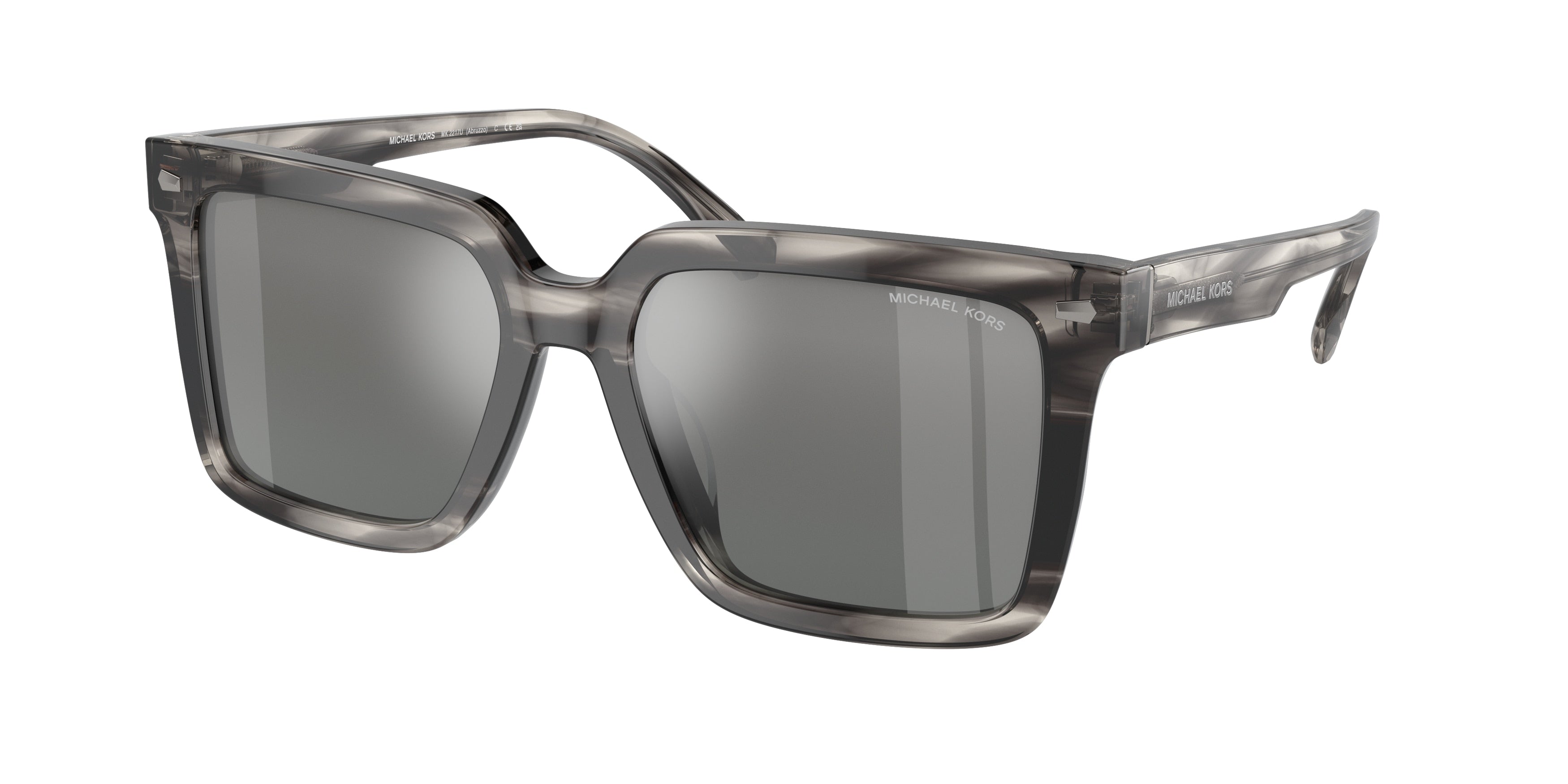 Gafas de Sol Michael Kors Abruzzo MK2217U Cuerno Negro y Gris