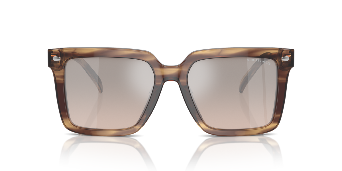 Gafas de Sol Michael Kors Abruzzo MK2217U Cuerno Marrón y Marrón y Negro