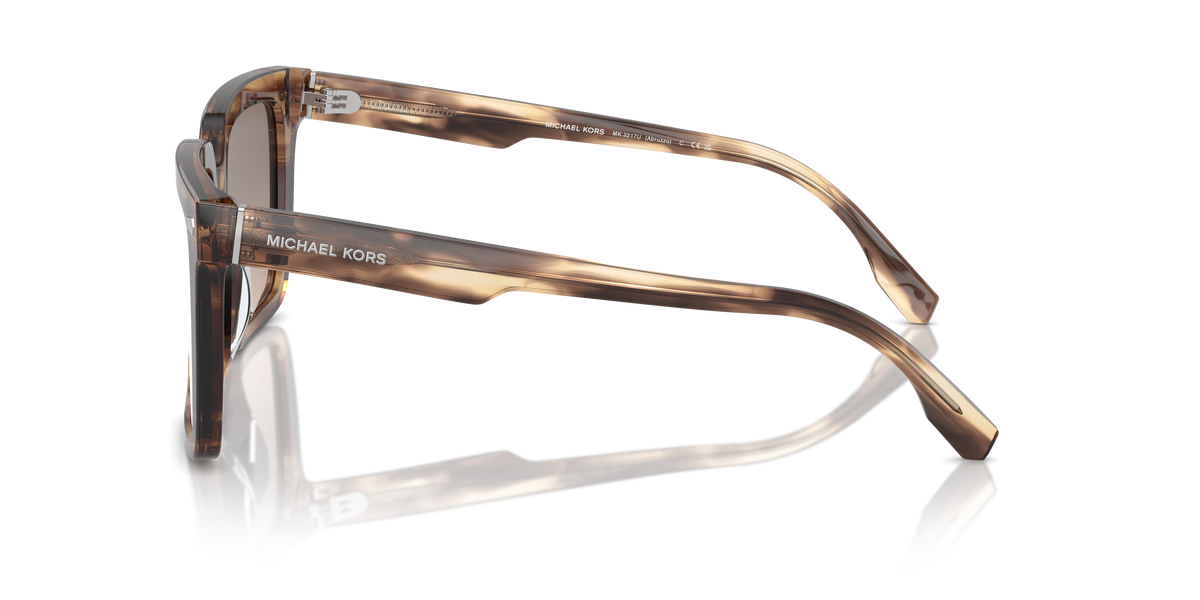 Gafas de Sol Michael Kors Abruzzo MK2217U Cuerno Marrón y Marrón y Negro