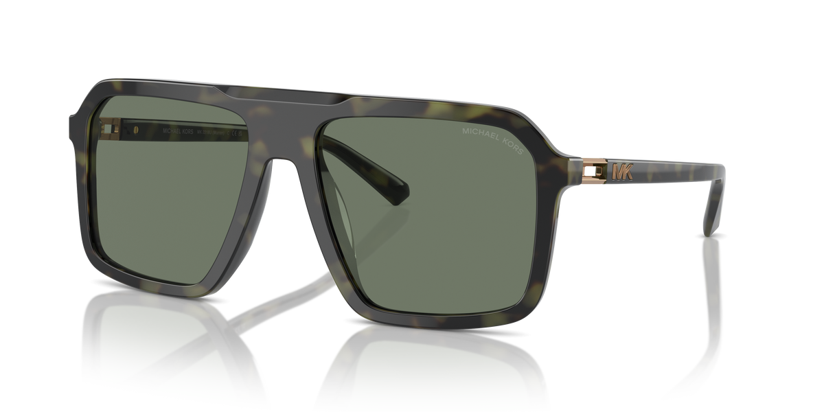 Gafas de Sol Michael Kors Murren MK2218U Carey Verde Olivo y Verde Olivo