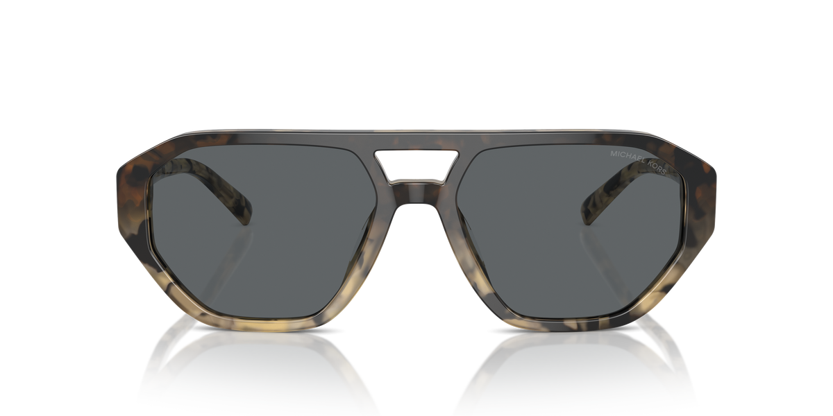 Gafas de Sol Michael Kors Zurich MK2219U Tortuga degradado con gris oscuro y Gris Oscuro Sólido