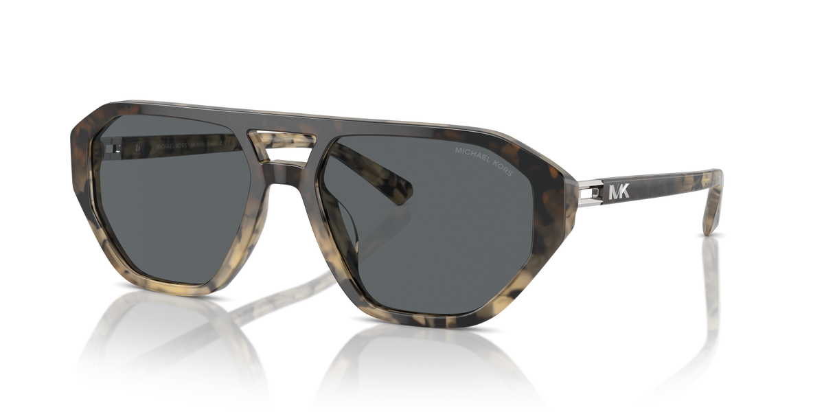Gafas de Sol Michael Kors Zurich MK2219U Tortuga degradado con gris oscuro y Gris Oscuro Sólido
