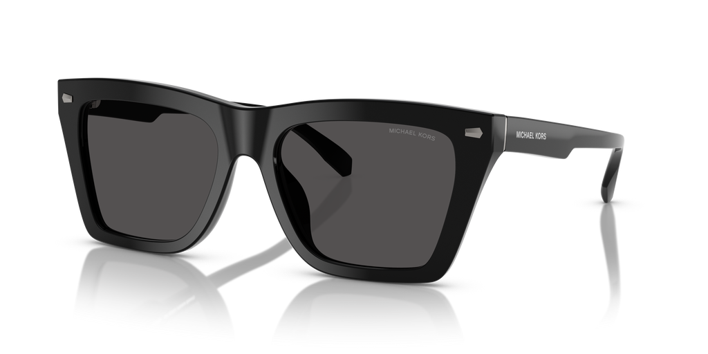 Gafas de Sol Michael Kors Pebble Beach MK2225U Negro y Gris Oscuro Sólido