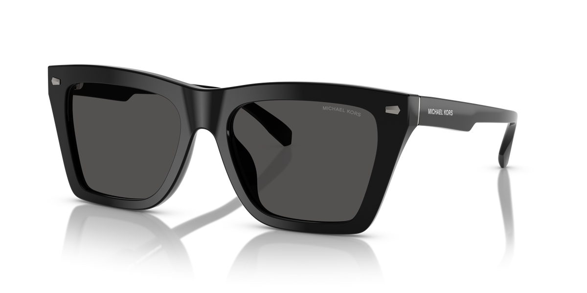 Gafas de Sol Michael Kors Pebble Beach MK2225U Negro y Gris Oscuro Sólido
