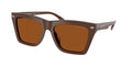 Gafas de Sol Michael Kors Pebble Beach MK2225U Nuez moscada sólido y Marrón Sólido