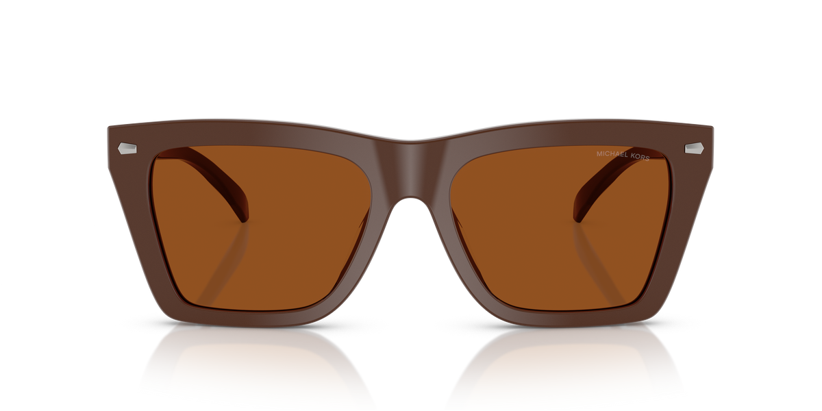 Gafas de Sol Michael Kors Pebble Beach MK2225U Nuez moscada sólido y Marrón Sólido