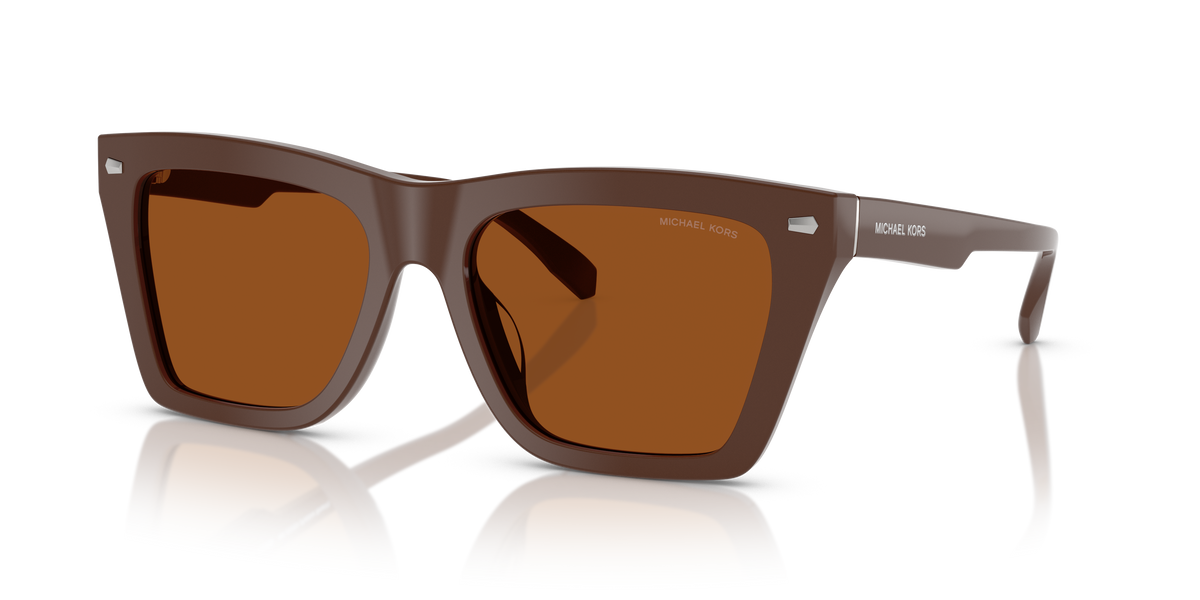 Gafas de Sol Michael Kors Pebble Beach MK2225U Nuez moscada sólido y Marrón Sólido