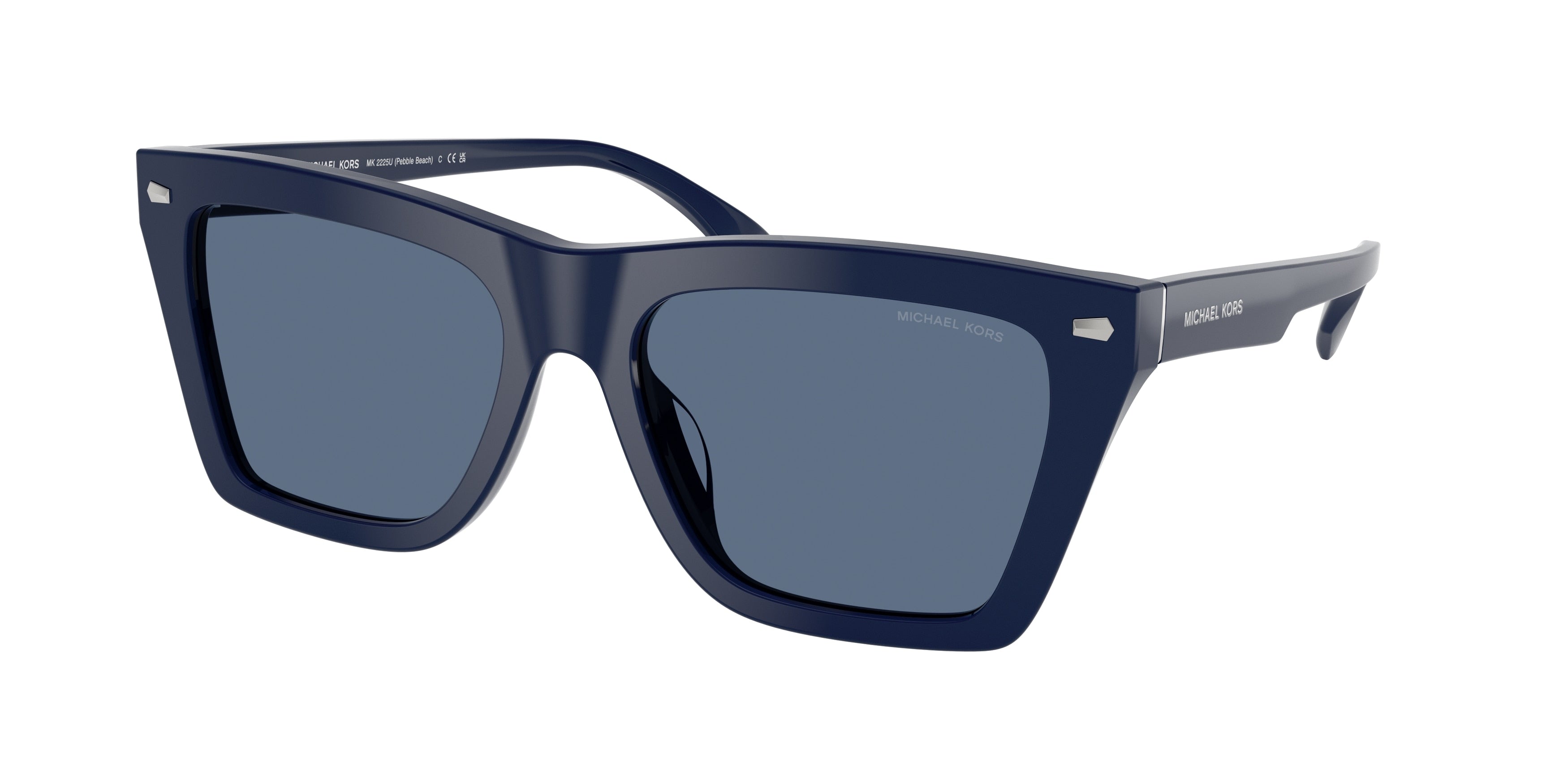 Gafas de Sol Michael Kors Pebble Beach MK2225U Azul Marino Sólido y Azul Sólido