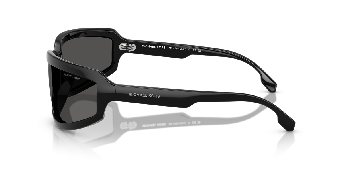 Gafas de Sol Michael Kors Zion MK2226 Negro y Gris Oscuro Sólido