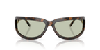 Gafas de Sol Michael Kors Zion MK2226 Carey Oscuro y Verde Sólido