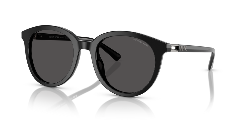 Gafas de Sol Michael Kors Big Bend MK2227 Negro y Gris Oscuro Sólido