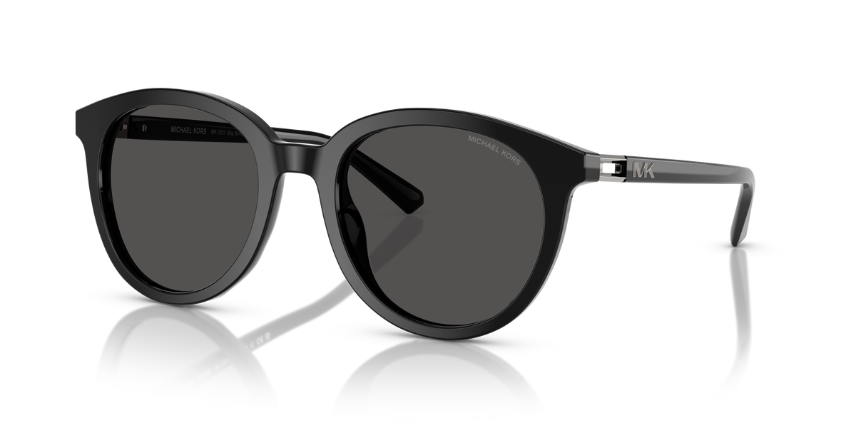 Gafas de Sol Michael Kors Big Bend MK2227 Negro y Gris Oscuro Sólido