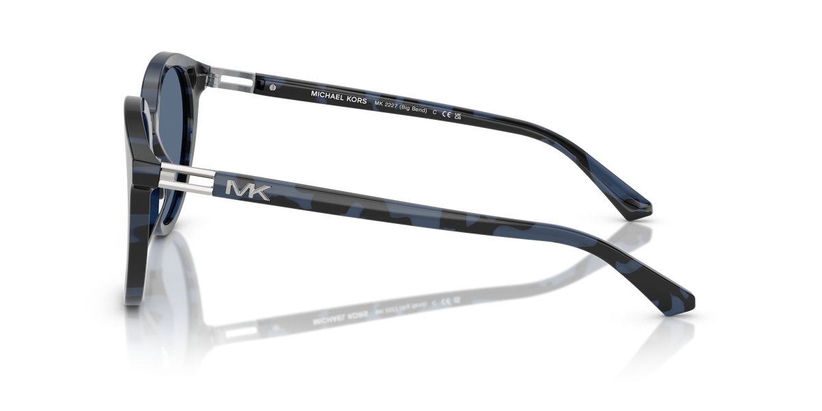 Gafas de Sol Michael Kors Big Bend MK2227 Carey Azul y Azul Sólido