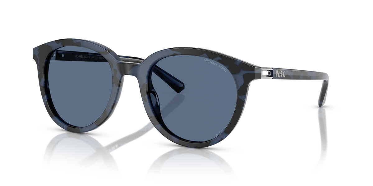 Gafas de Sol Michael Kors Big Bend MK2227 Carey Azul y Azul Sólido
