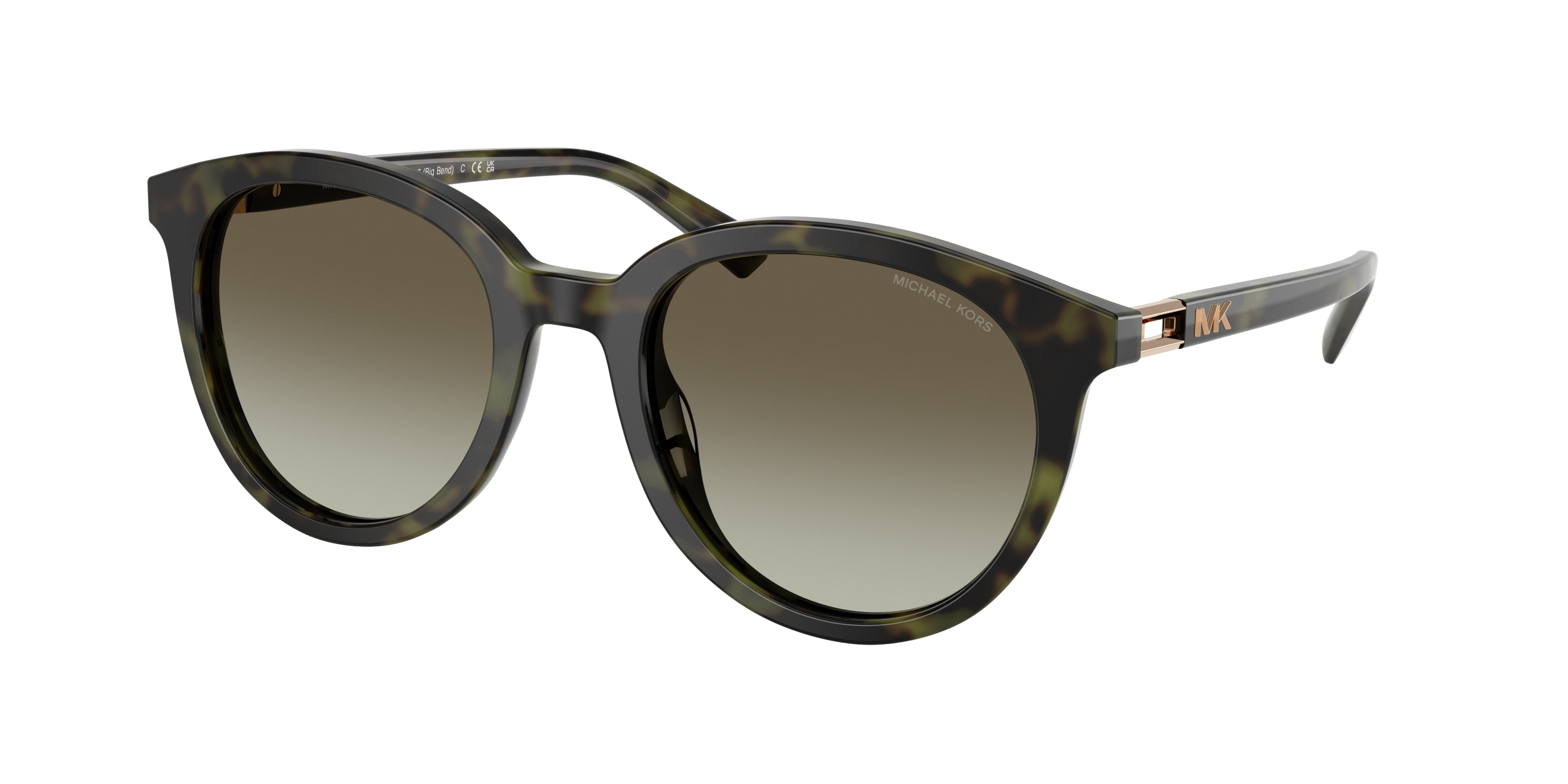 Gafas de Sol Michael Kors Big Bend MK2227 Carey Verde Olivo y Verde Olivo Degradé
