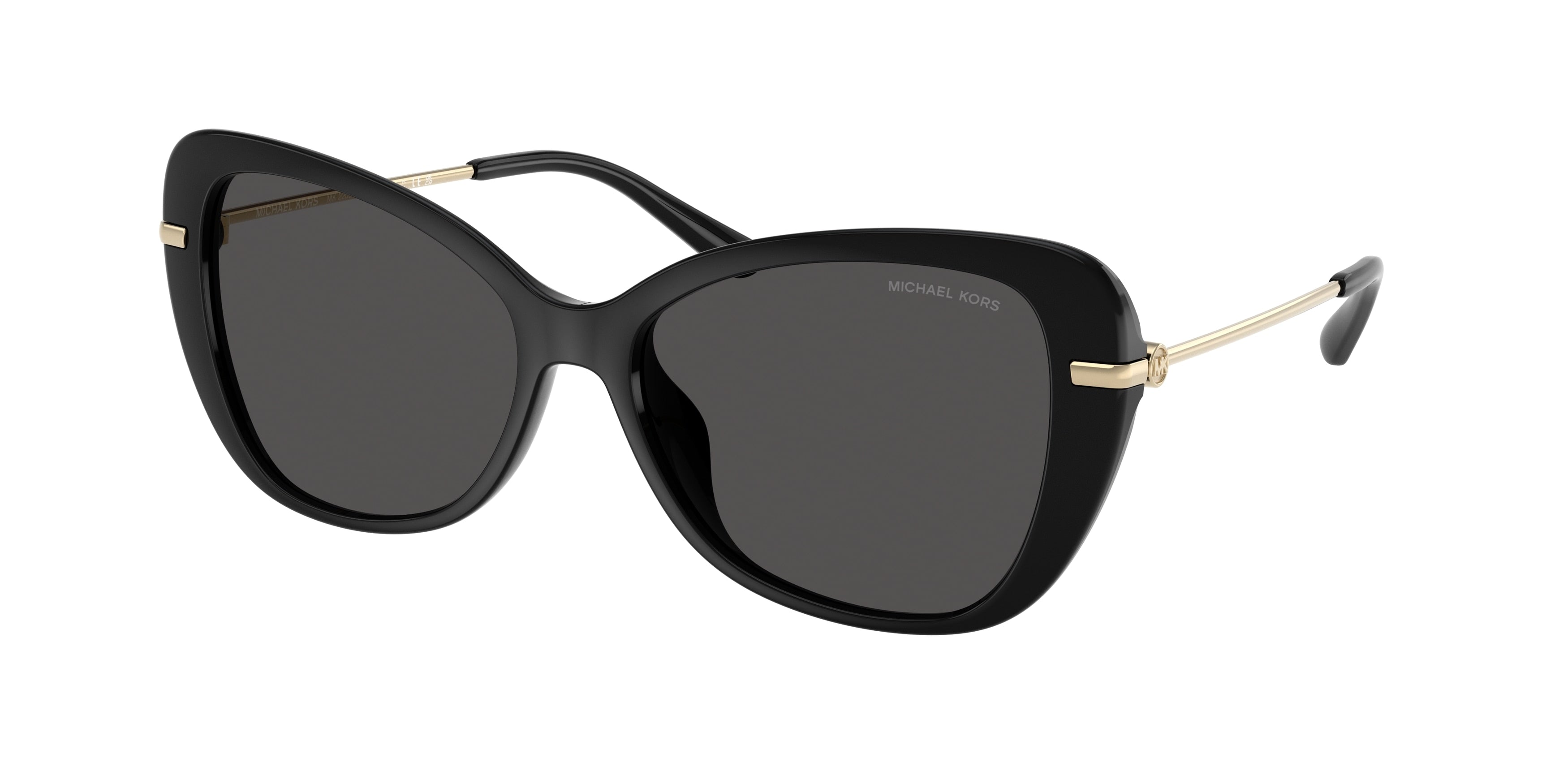 Gafas de Sol Michael Kors Saint Croix MK2230U Negro y Gris Oscuro Sólido