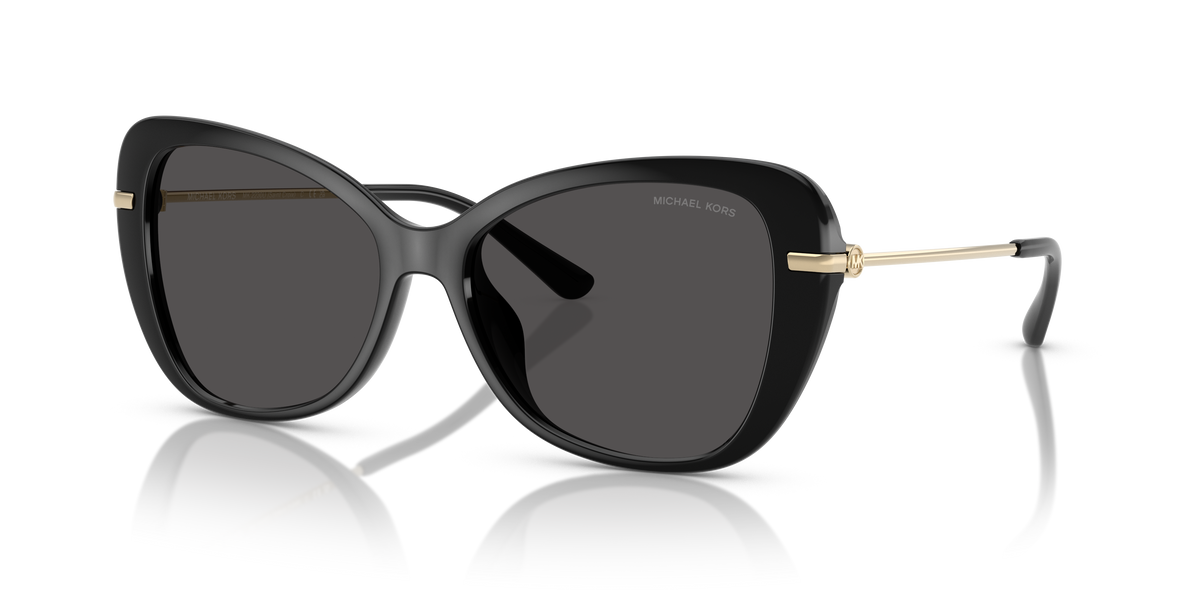 Gafas de Sol Michael Kors Saint Croix MK2230U Negro y Gris Oscuro Sólido