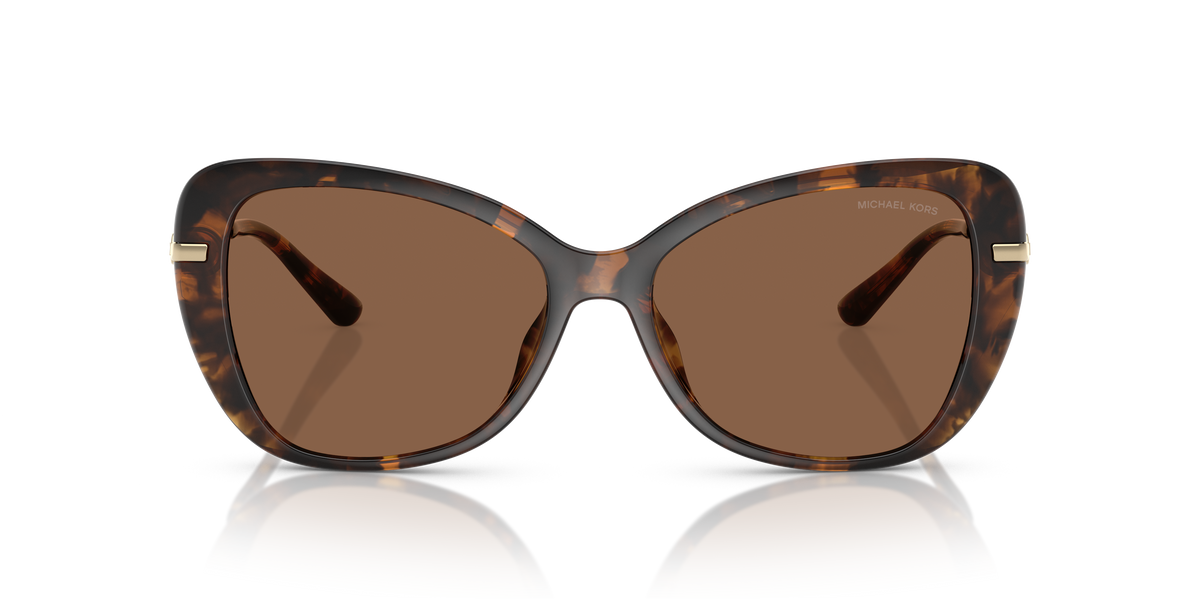 Gafas de Sol Michael Kors Saint Croix MK2230U Carey Oscuro y Marrón Oscuro Sólido