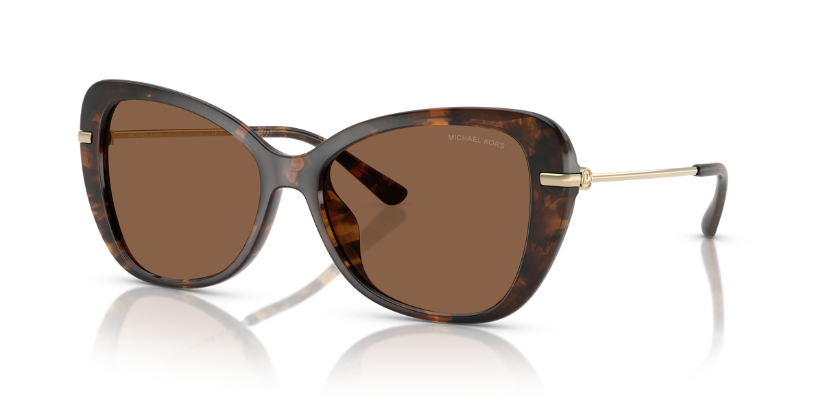 Gafas de Sol Michael Kors Saint Croix MK2230U Carey Oscuro y Marrón Oscuro Sólido