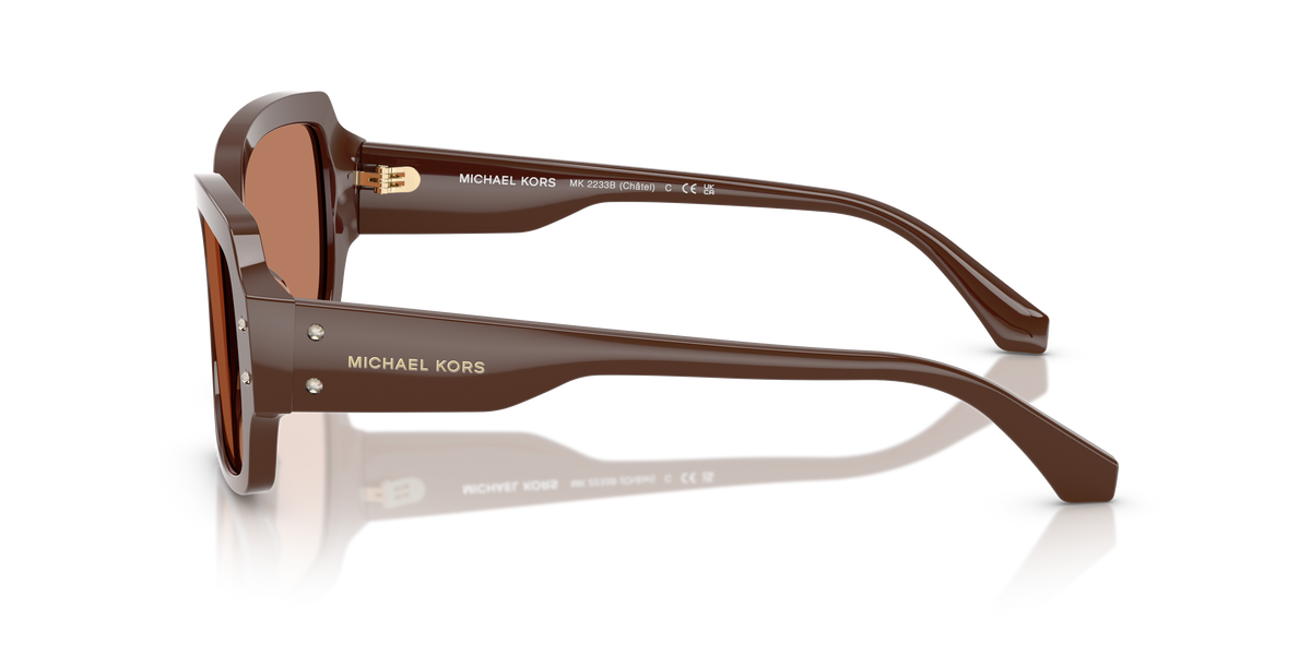 Gafas de Sol Michael Kors Châtel MK2233B Nuez moscada y Nuez moscada sólido