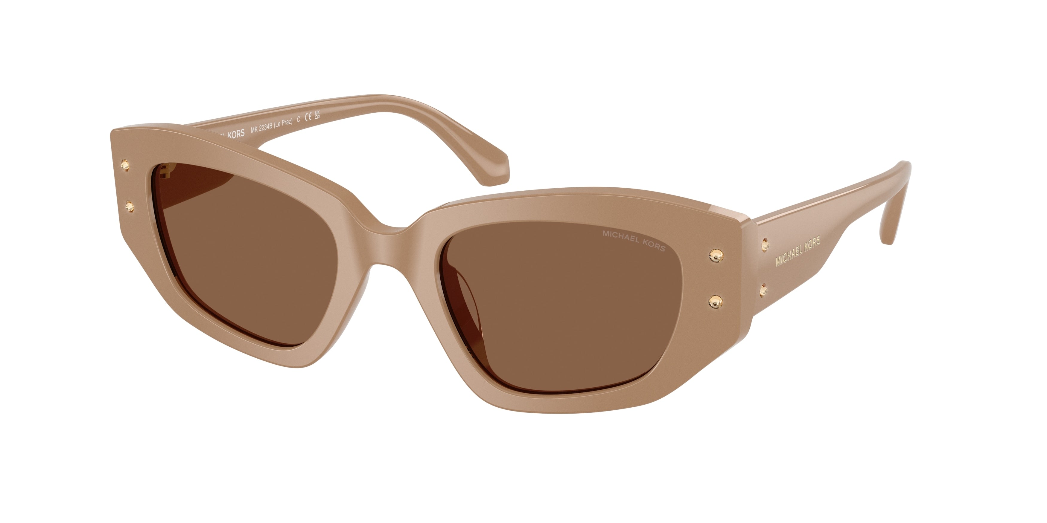 Gafas de Sol Michael Kors Le Praz MK2234B Camello y Marrón Sólido