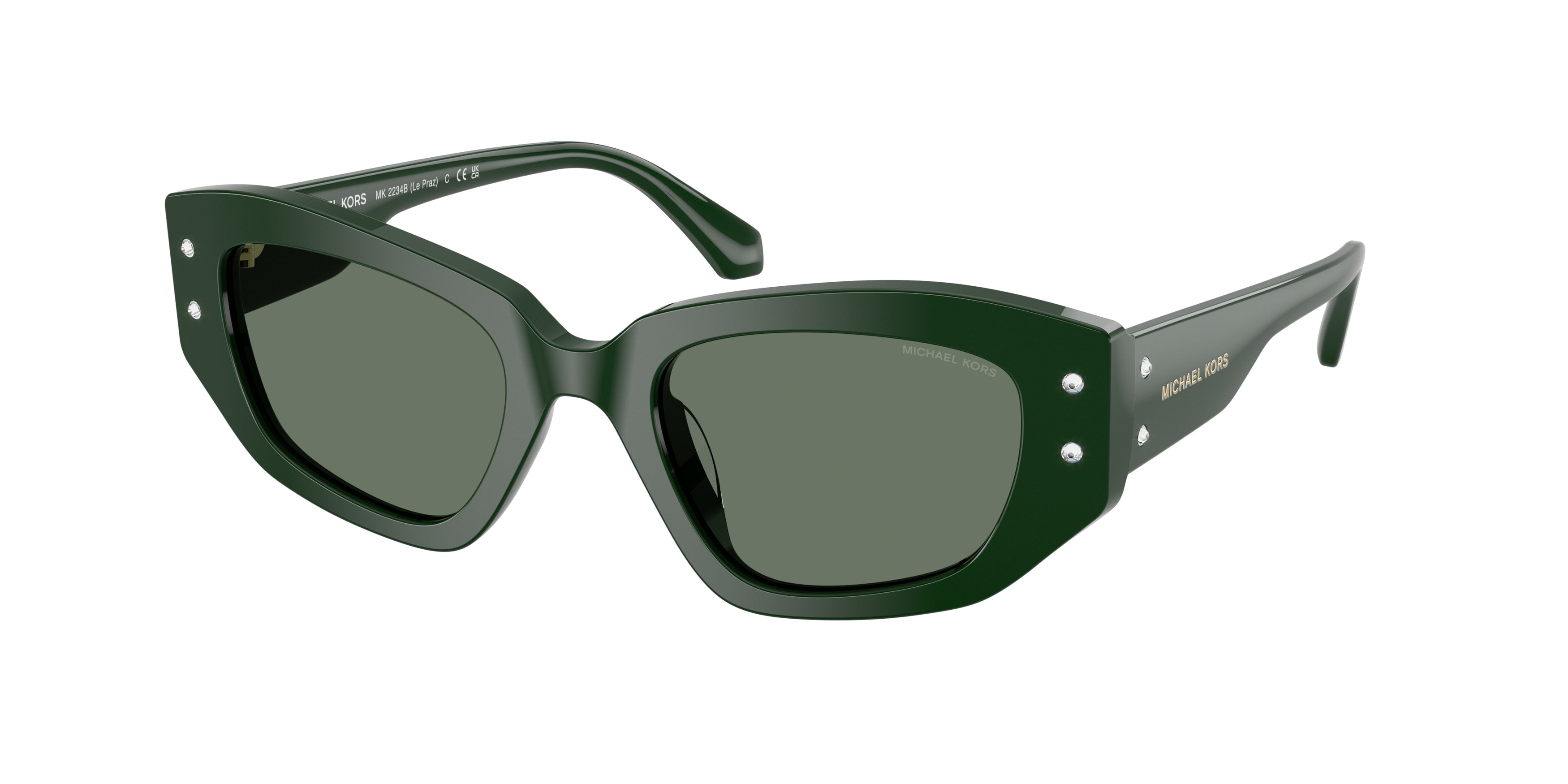 Gafas de Sol Michael Kors Le Praz MK2234B Bosco y Verde Sólido