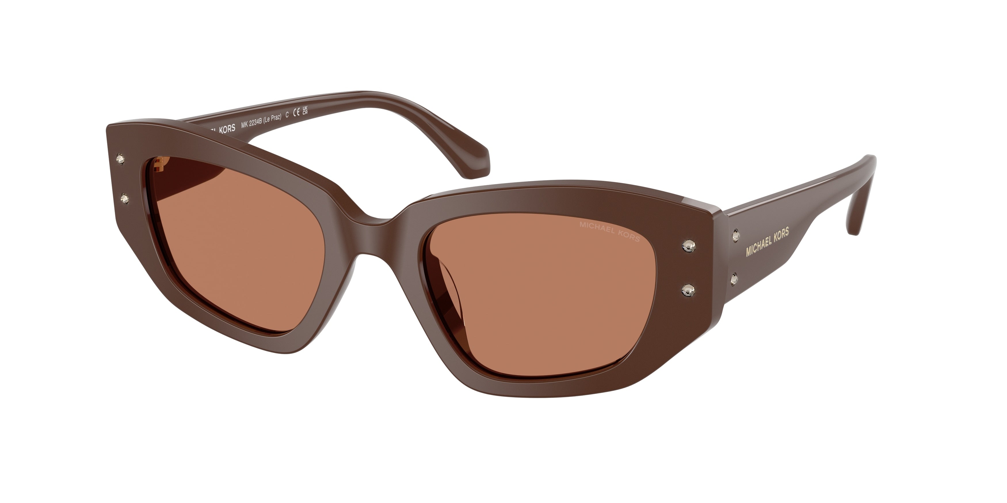 Gafas de Sol Michael Kors Le Praz MK2234B Nuez moscada y Nuez moscada sólido