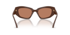 Gafas de Sol Michael Kors Le Praz MK2234B Nuez moscada y Nuez moscada sólido