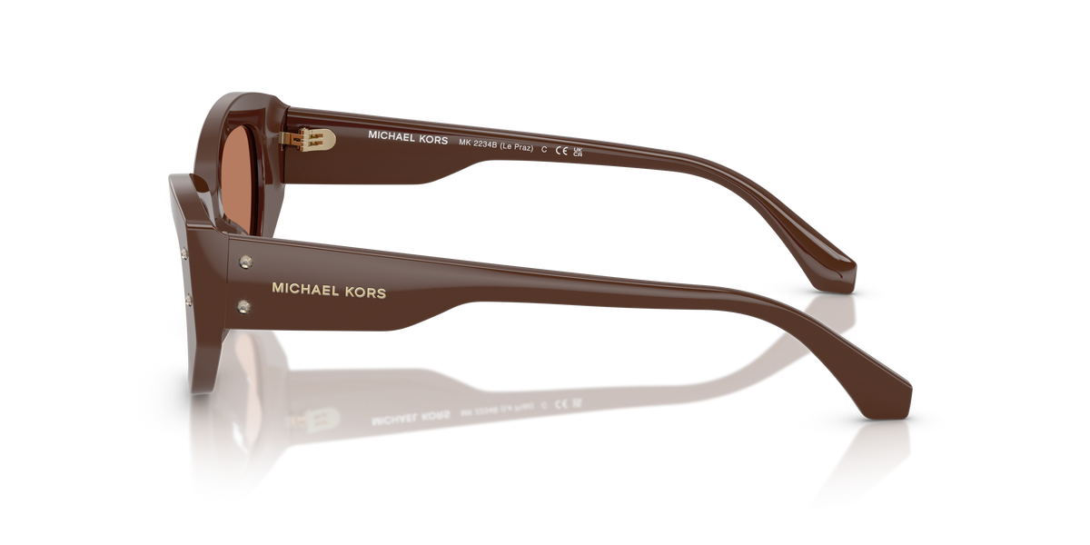 Gafas de Sol Michael Kors Le Praz MK2234B Nuez moscada y Nuez moscada sólido