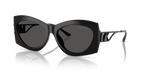 Gafas de Sol Michael Kors Navarra MK2235U Negro y Gris Oscuro Sólido