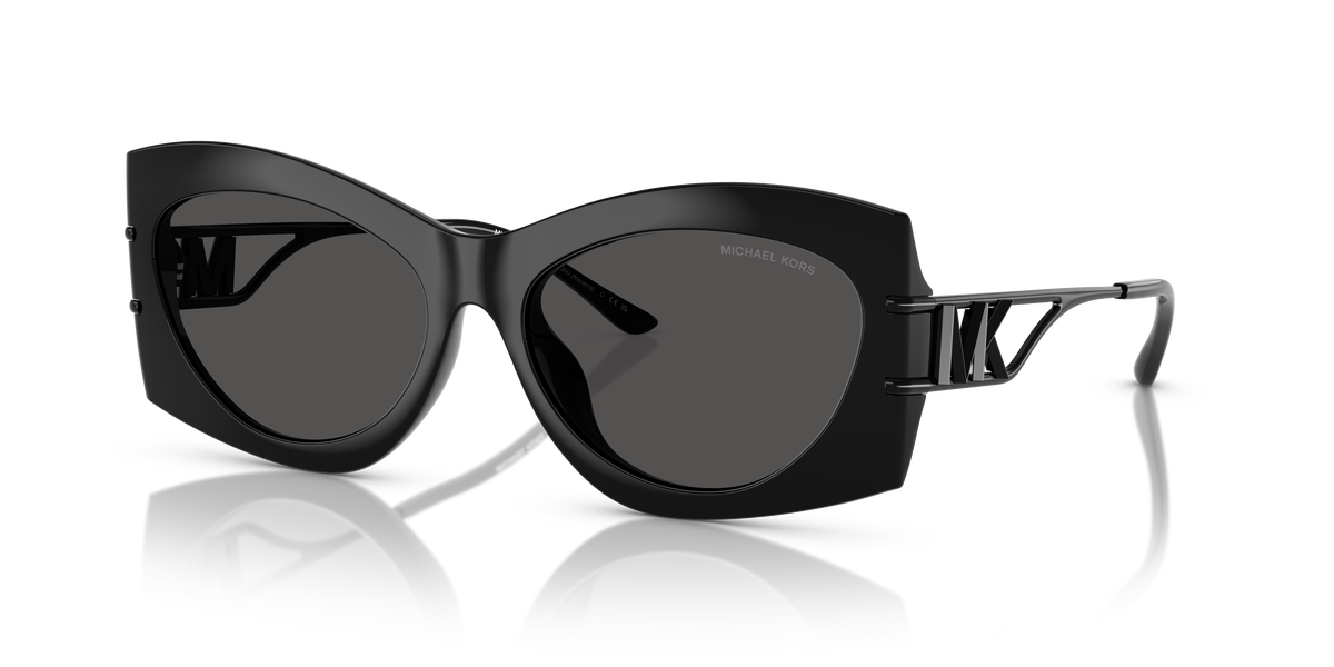 Gafas de Sol Michael Kors Navarra MK2235U Negro y Gris Oscuro Sólido