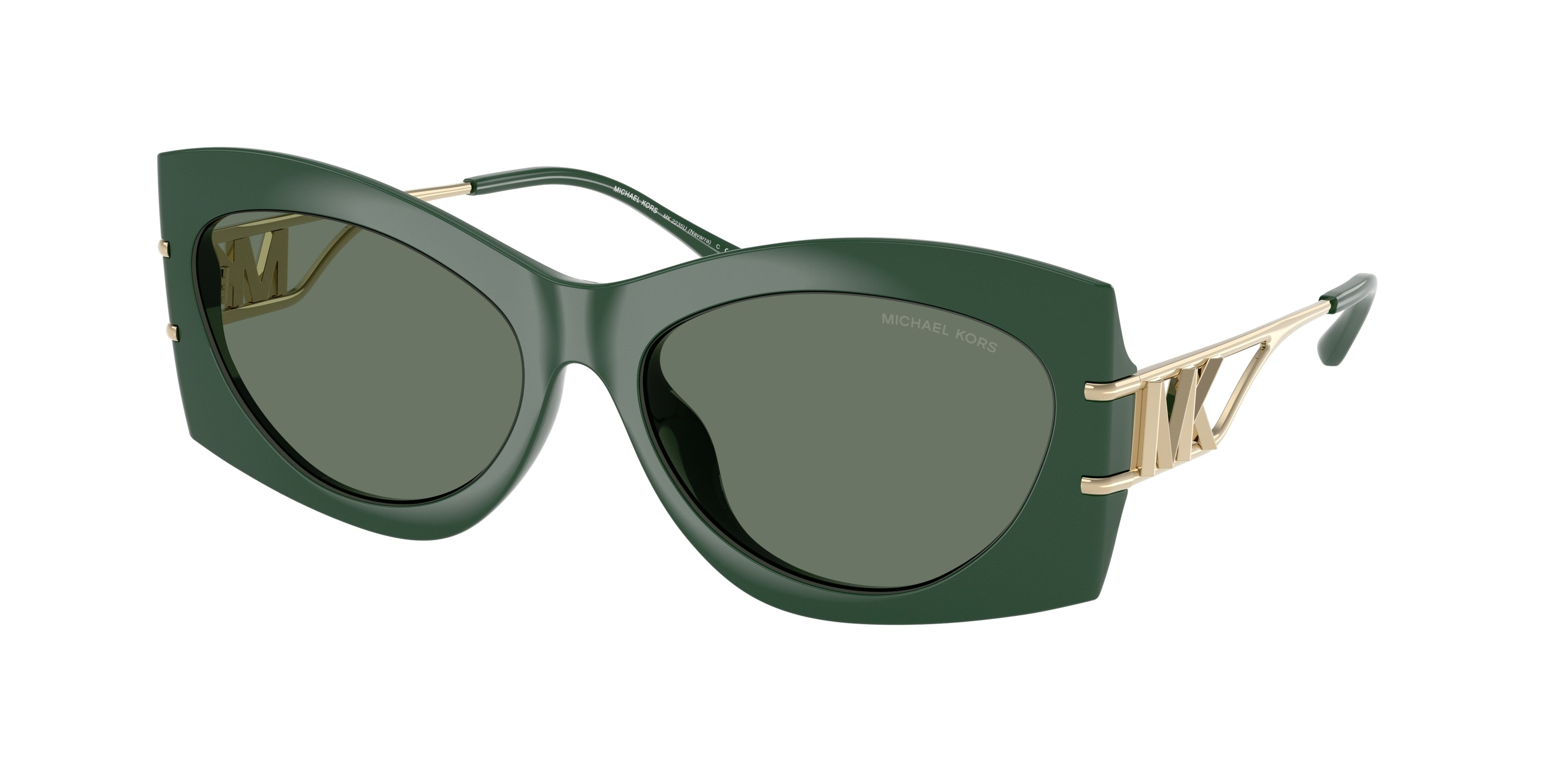 Gafas de Sol Michael Kors Navarra MK2235U Bosco y Verde Sólido