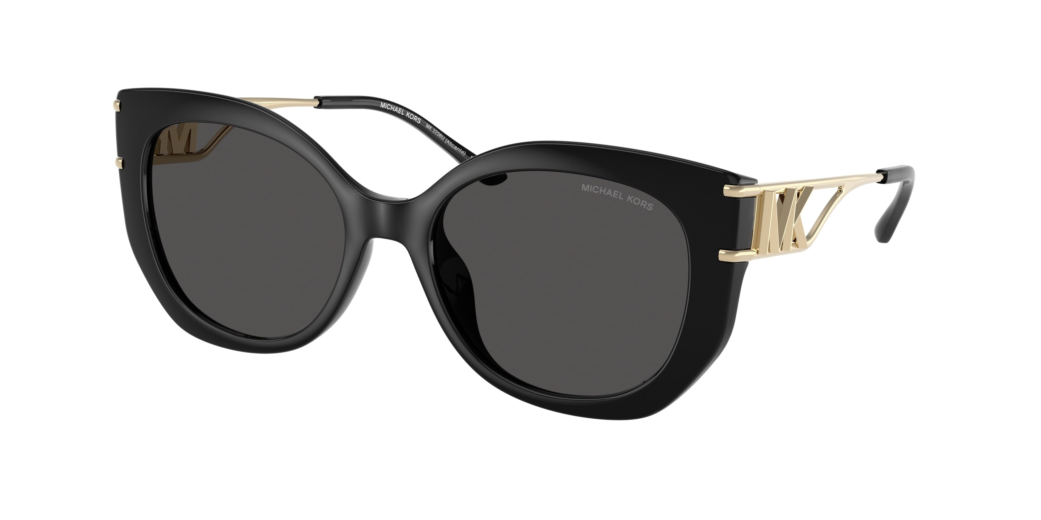 Gafas de Sol Michael Kors Alicante MK2236U Negro y Gris Oscuro Sólido