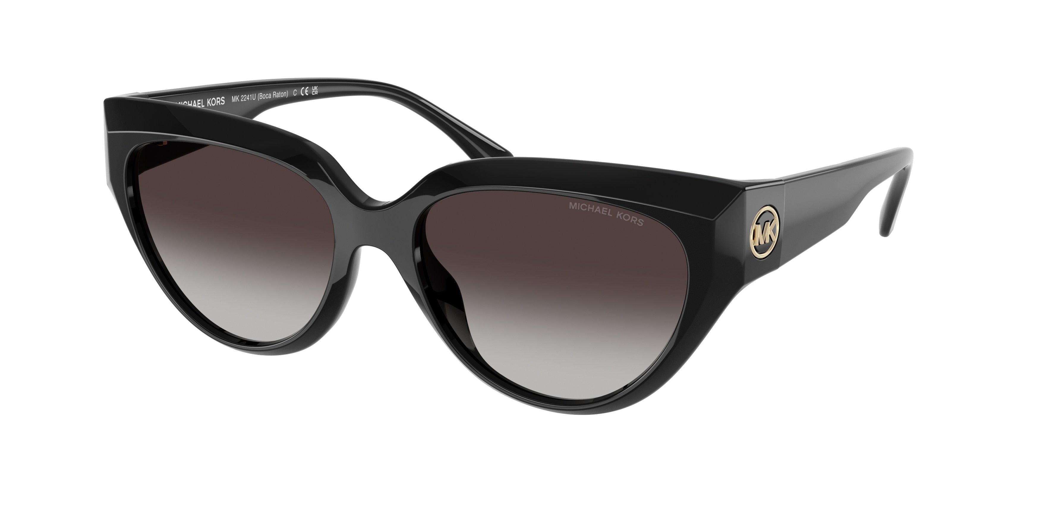 Gafas de Sol Michael Kors Boca Raton MK2241U Negro y Gris Oscuro Degradé