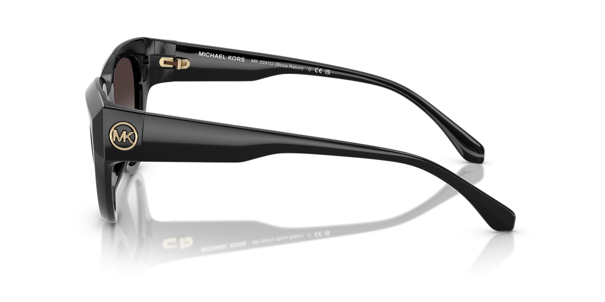 Gafas de Sol Michael Kors Boca Raton MK2241U Negro y Gris Oscuro Degradé