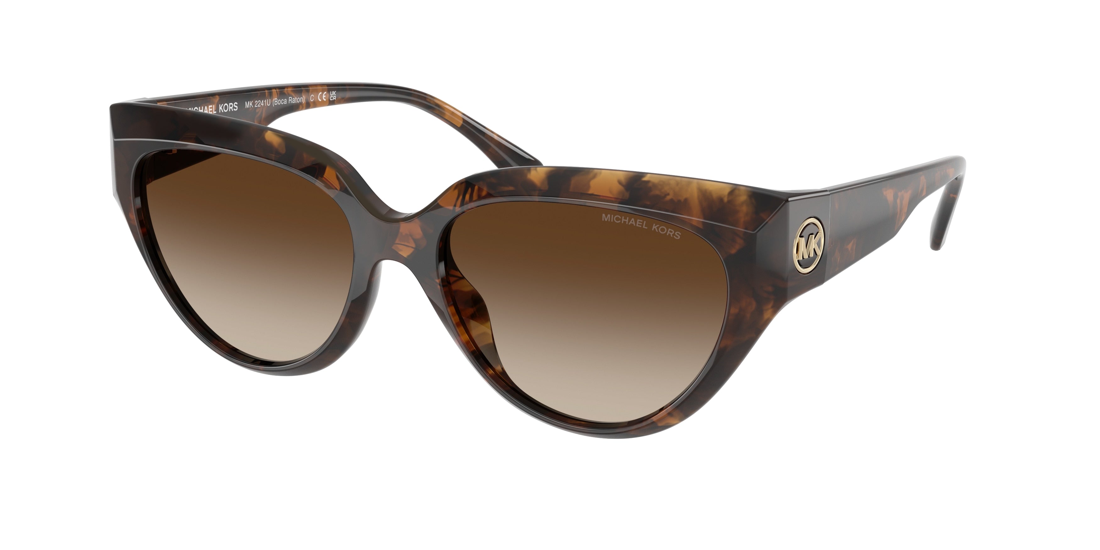 Gafas de Sol Michael Kors Boca Raton MK2241U Carey Oscuro y Humo Degradé