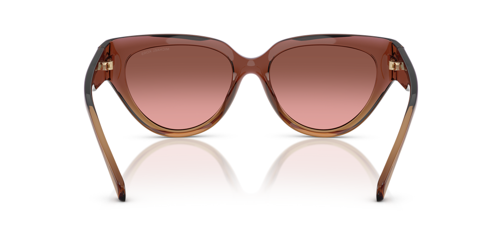 Gafas de Sol Michael Kors Boca Raton MK2241U Marrón claro rosa empolvado y Marrón y Rosáceo Degradé