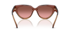 Gafas de Sol Michael Kors Boca Raton MK2241U Marrón claro rosa empolvado y Marrón y Rosáceo Degradé