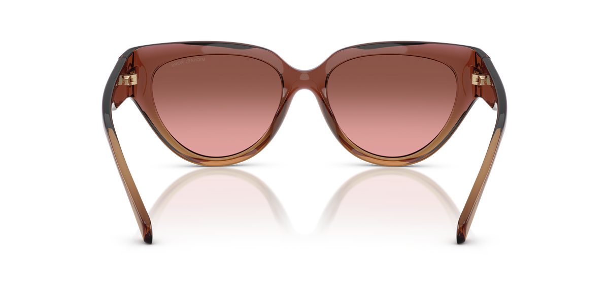 Gafas de Sol Michael Kors Boca Raton MK2241U Marrón claro rosa empolvado y Marrón y Rosáceo Degradé