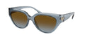 Gafas de Sol Michael Kors Boca Raton MK2241U Mezclilla transparente y Marrón y Azul Degradé