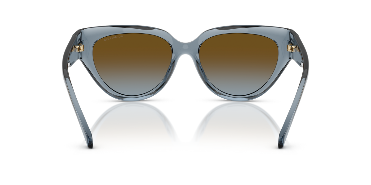 Gafas de Sol Michael Kors Boca Raton MK2241U Mezclilla transparente y Marrón y Azul Degradé