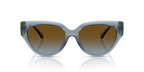 Gafas de Sol Michael Kors Boca Raton MK2241U Mezclilla transparente y Marrón y Azul Degradé