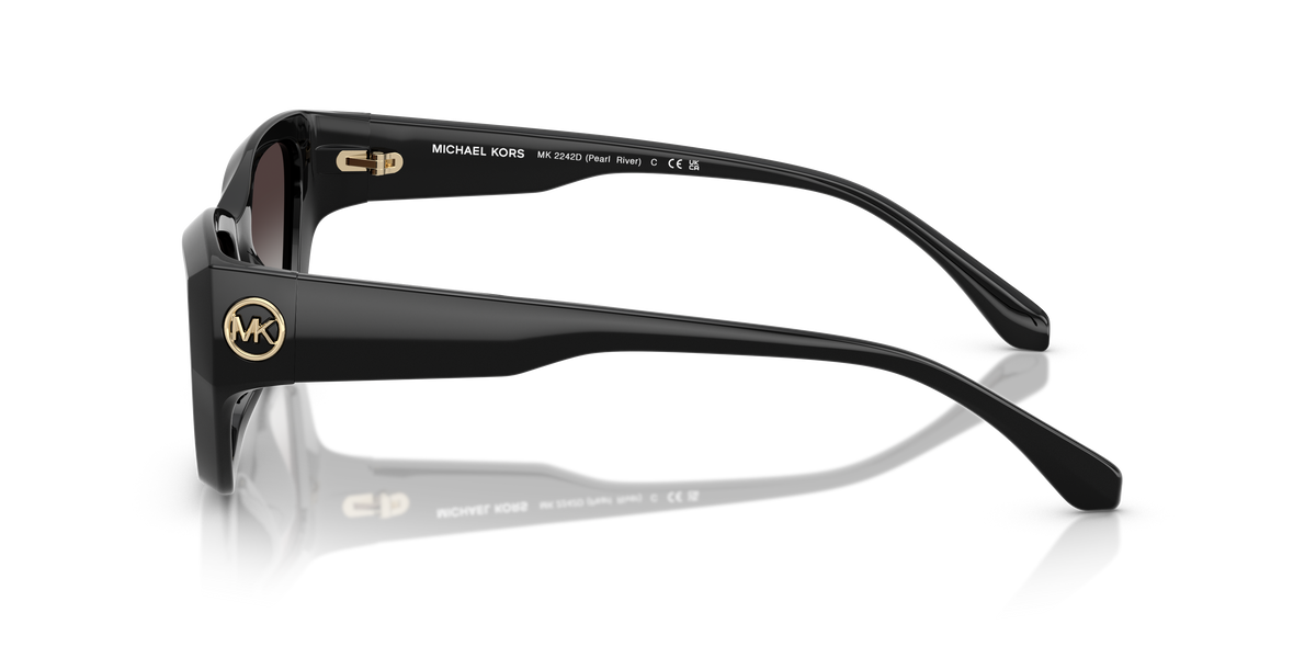 Gafas de Sol Michael Kors Pearl River MK2242D Negro y Gris Oscuro Degradé